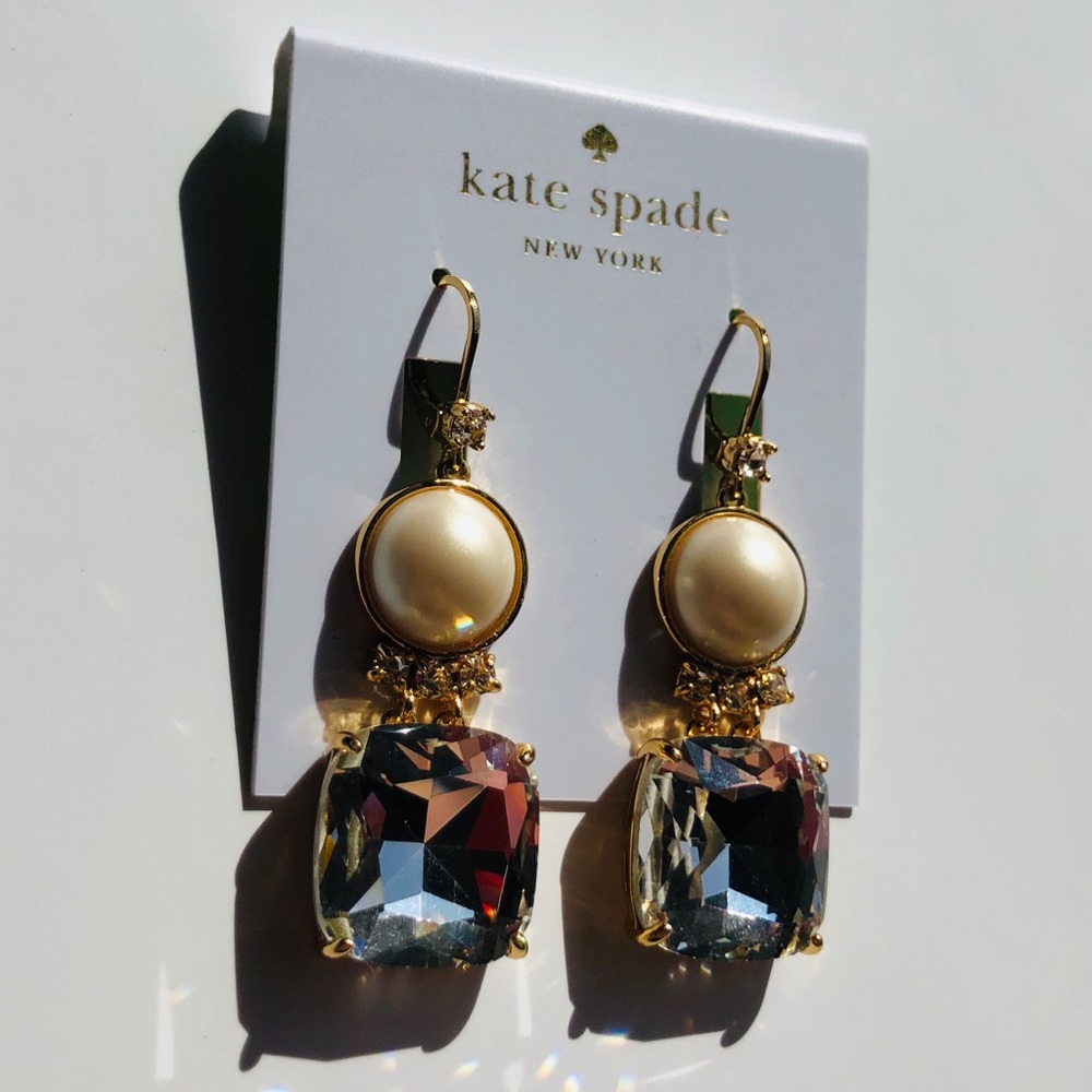 Kate Spade Shaken&Stirred PearlCrystalDropEarrings